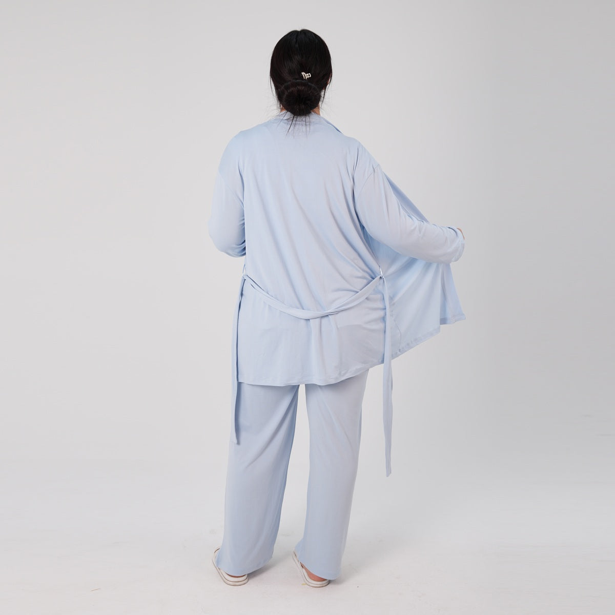 Blue Lace Pajama Set