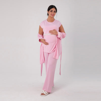 Pink Lace Pajma Set