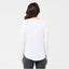 White Bowie Long Sleeve Tee